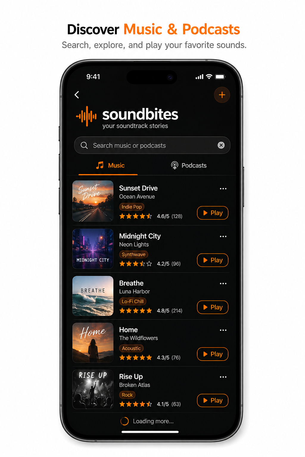 Soundbites screenshot